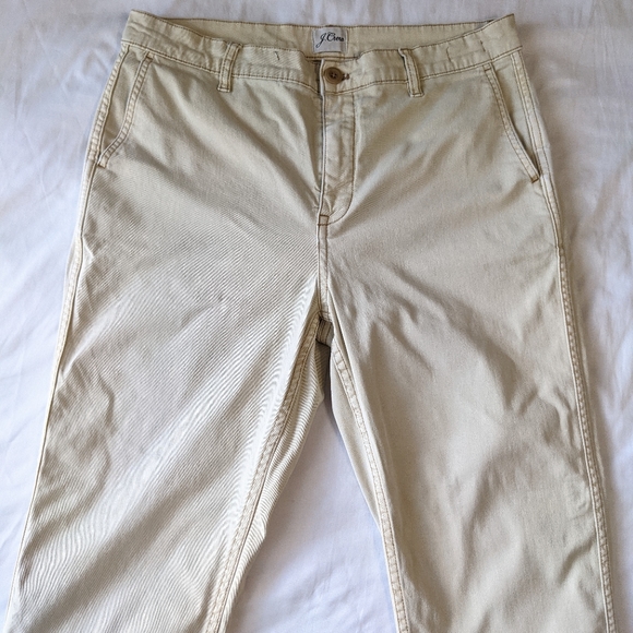 J. Crew Vintage Straight Cropped Khaki Pants Size 29 - Picture 2 of 8